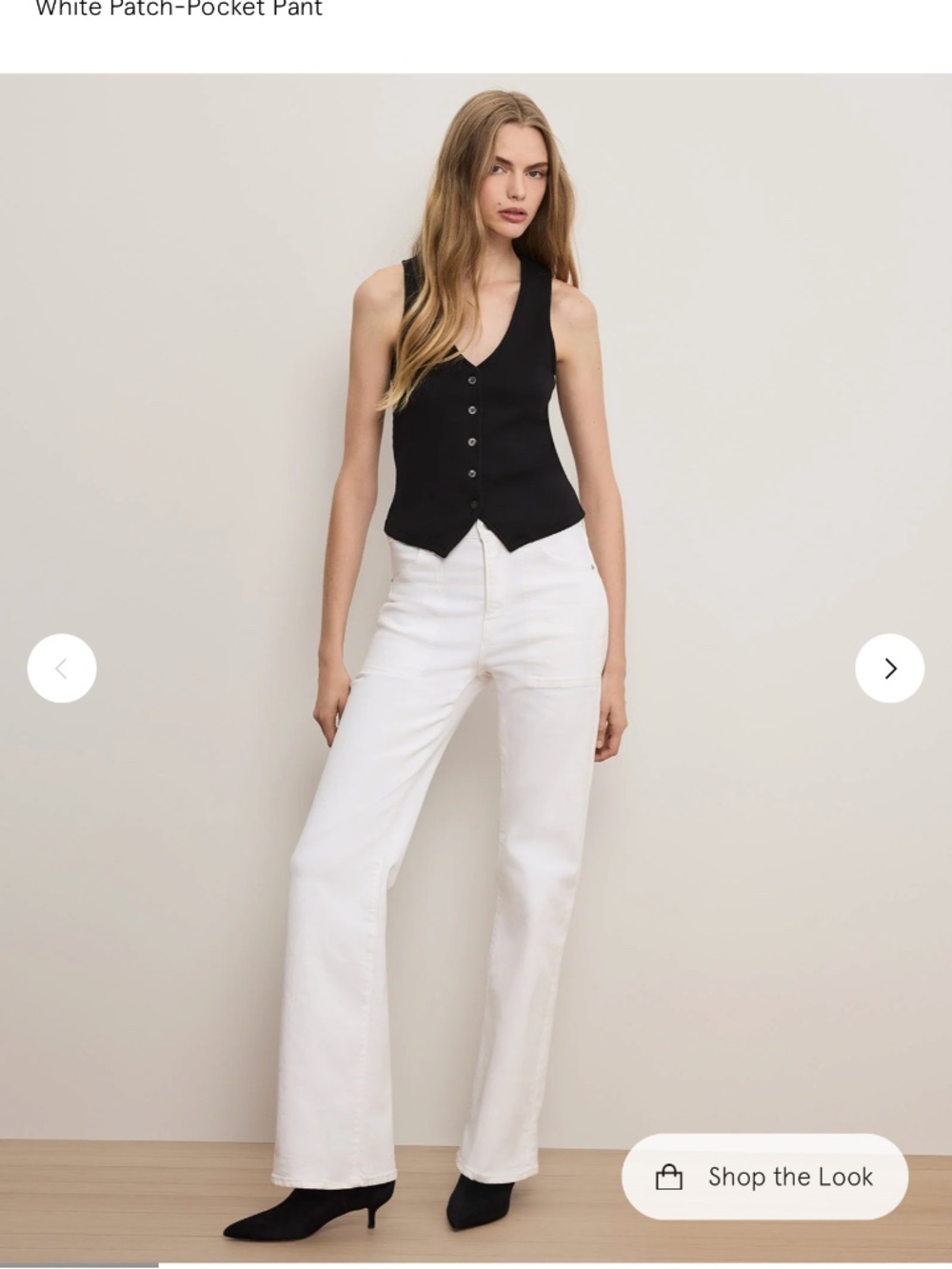 Veronica Beard | Crosbie Wide Leg | High Rise | White
